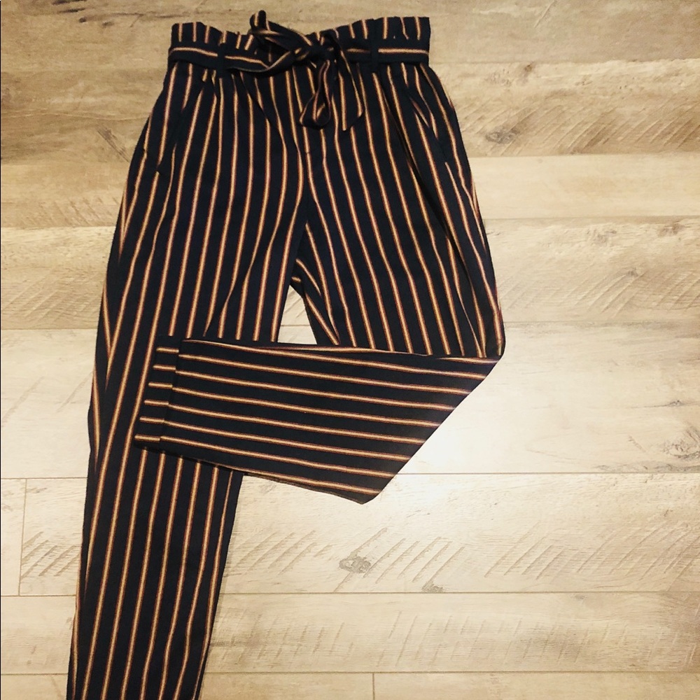 Zara paper bag waist pants!